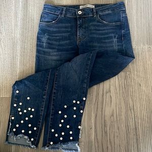 Zara Basic Pearl Jeans